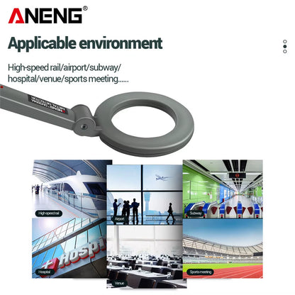 Portable Metal Detector  DM3004A High Sensitivity Body Search Handheld Security Intelligently Adjust Objects Distance Tools