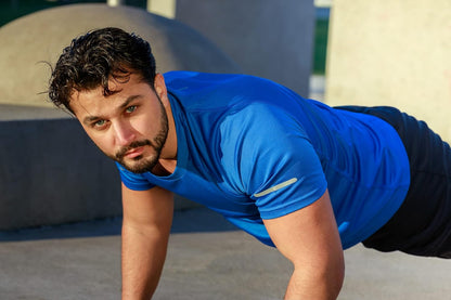 Men's Quick-Dry Moisture-Wicking Short Sleeve Athletic T-Shirts - 1/3 Pack