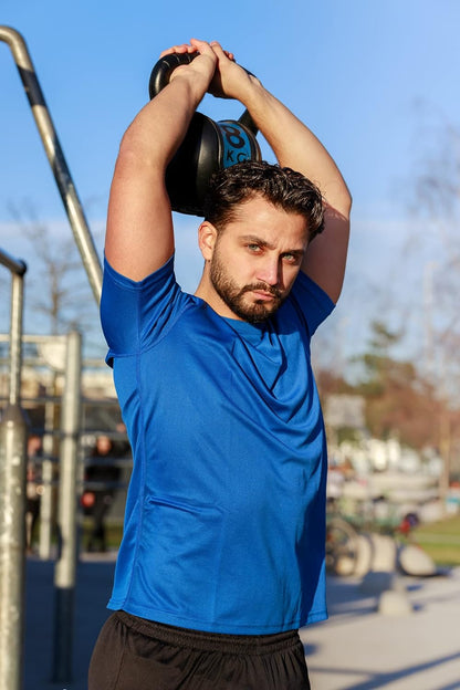 Men's Quick-Dry Moisture-Wicking Short Sleeve Athletic T-Shirts - 1/3 Pack